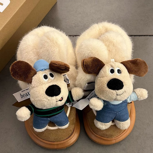 Warm and Fuzzy Puppy Snowfield Boots
